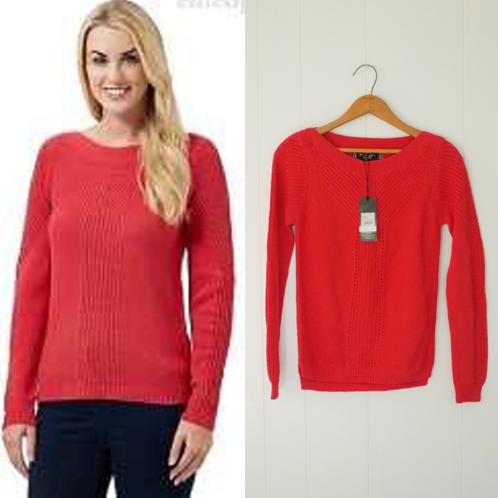 NWT Pink Sweater | Chunky Knit Stitch Pink Sweater